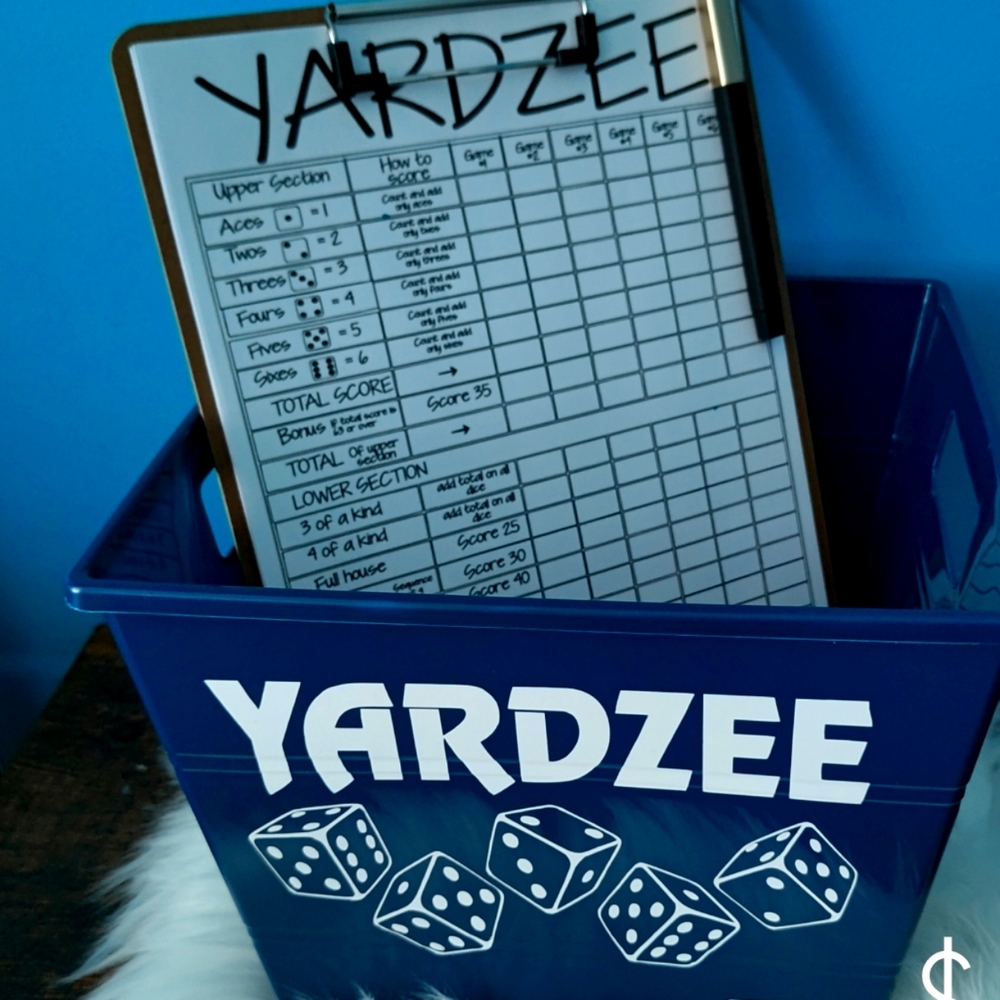 Yardzee yard game